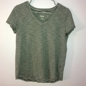 Striped short sleeve tee
